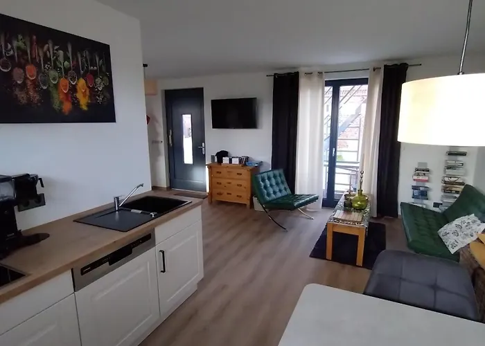 アパート Moderne Wohlfuehlwohnung Auf Einem Dreiseitenhof Lichtenberg (Brandenburg)